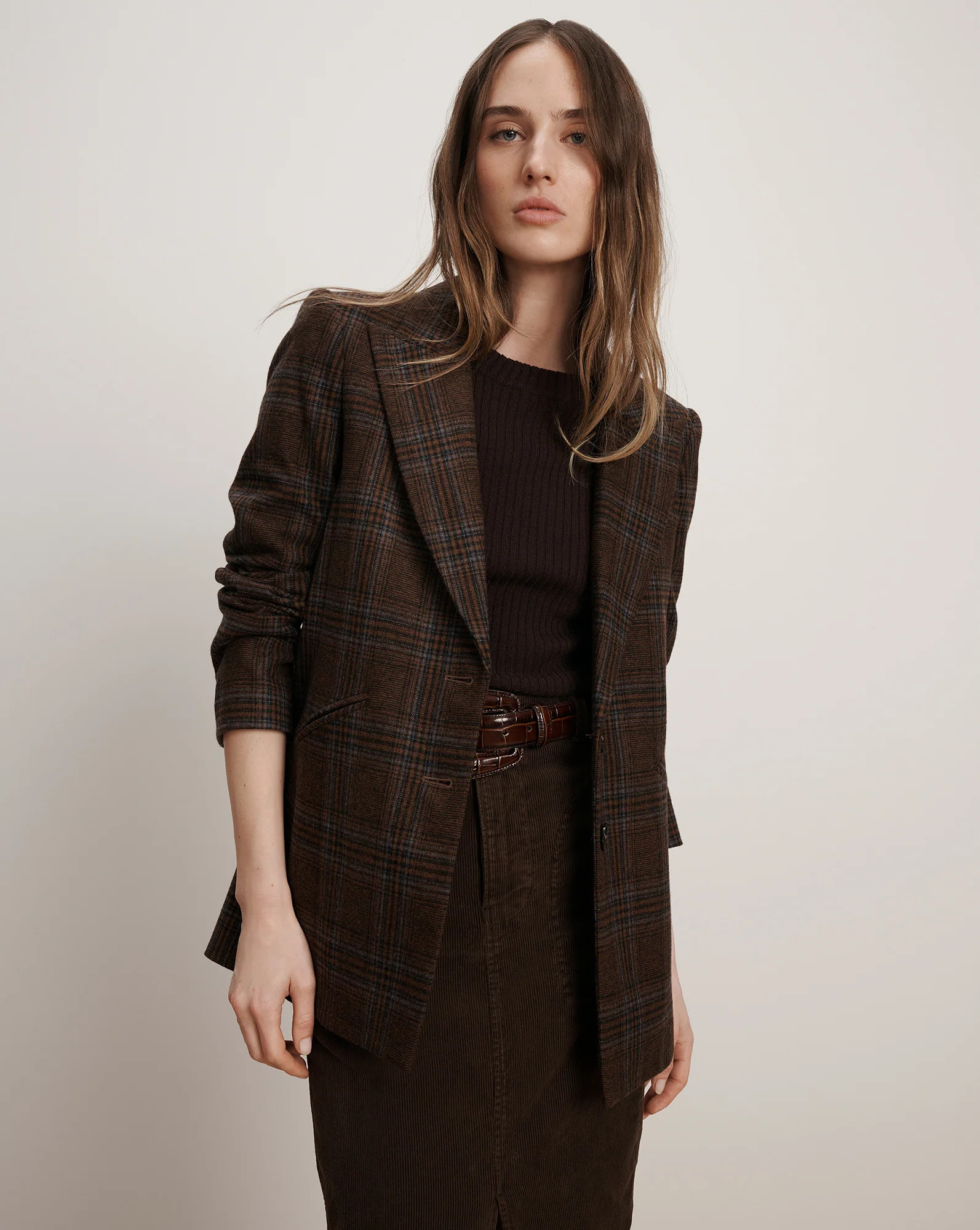 Maci Plaid Dickey Jacket | Veronica Beard