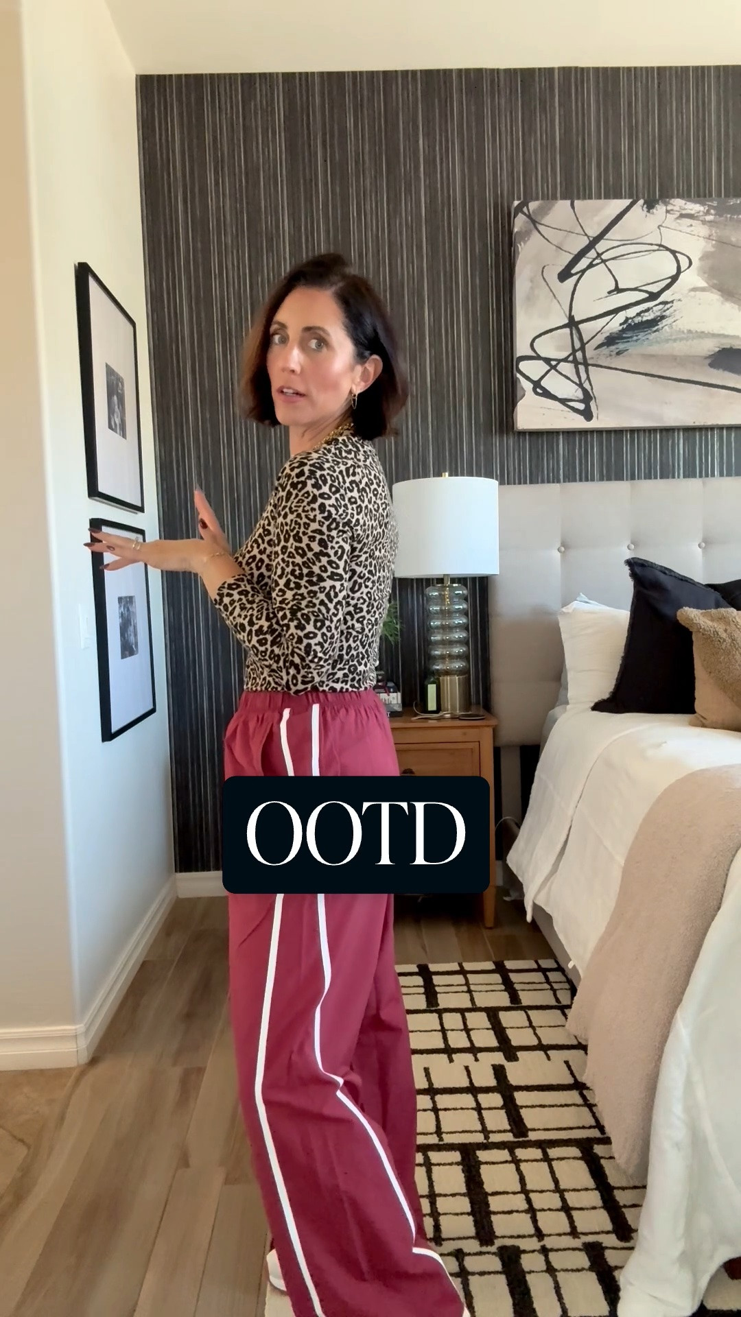 These track pants with the side stripe are the perfect way to dress down a leopard top without losing any of the fun — comfy, elevated, and easy to throw on and go. SPORTS MOM STYLE! 👏🏼🏈⚾️⚽️

• ribbed knit leopard tee - size, small • track pants - size small 

This combo is giving off-duty but still put together — exactly the vibe I’m chasing lately!! 

Walmart, Walmart, fashion, sports Mom outfit, fall outfit idea, Mom uniform, sideline style, what to wear to a game 

#LTKootd #LTKOver40 #LTKActive

Walmart, Walmart haul, Walmart fashion,

#LTKootd #LTKOver40 #LTKTravel