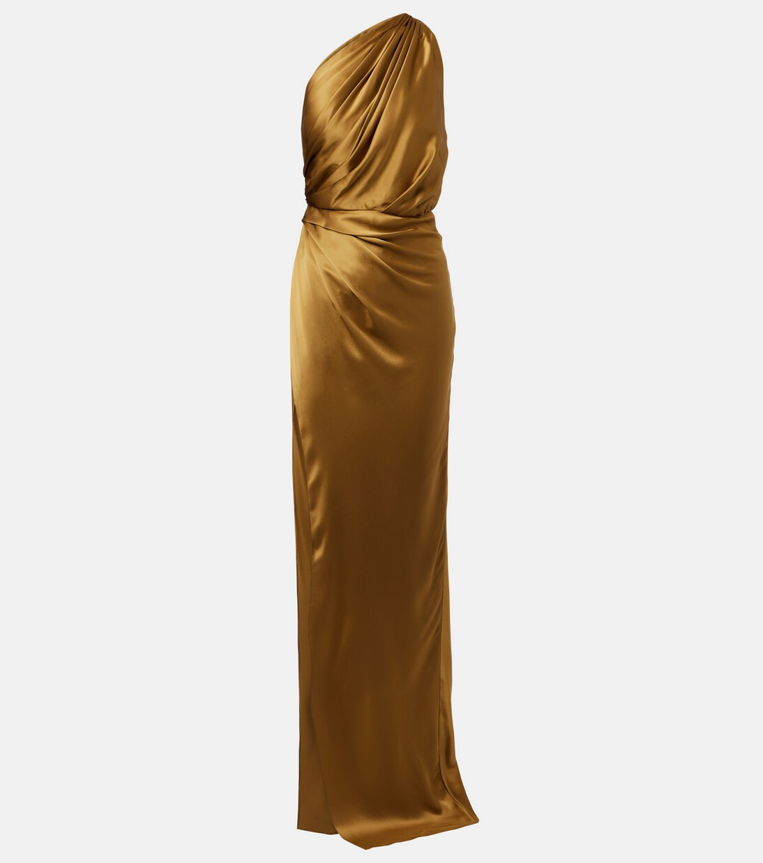 Draped silk satin gown | Mytheresa (US/CA)