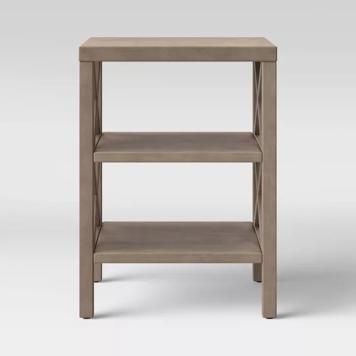 Owings End Table with 2 Shelves - Threshold™ | Target