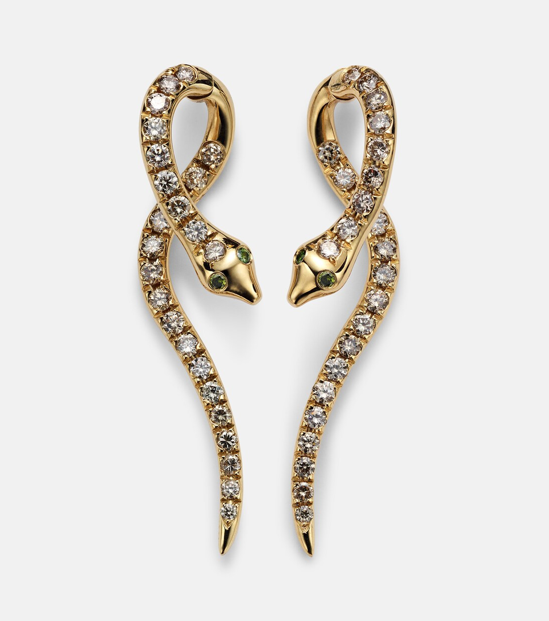 Boa 18kt gold earrings with diamonds | Mytheresa (US/CA)