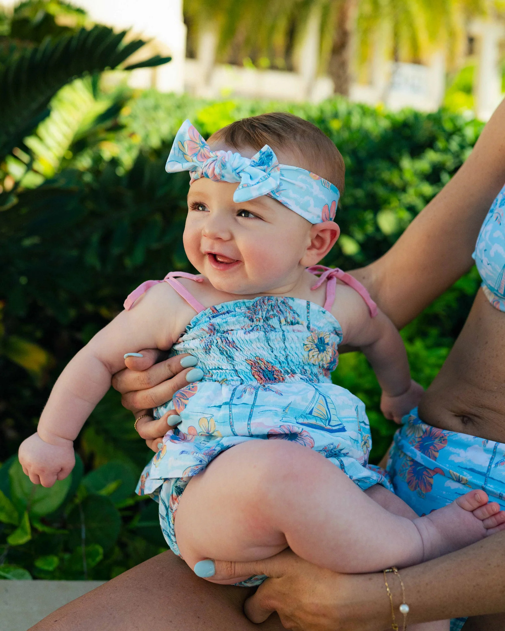 The BVIs - Baby Girl Bubble Romper | Kenny Flowers