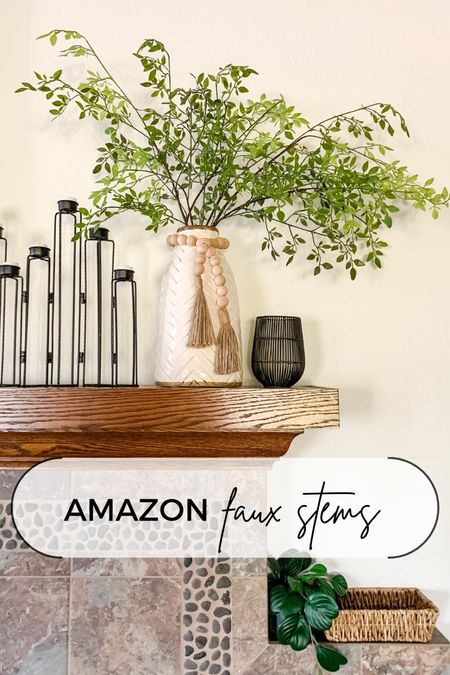 ANAZON HOME FIND • Affordable faux greenery stems 