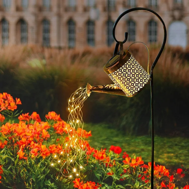 Qishi Watering can with Lights,Large Solar Lanterns Outdoor Hanging Waterproof,Decorative Retro M... | Walmart (US)