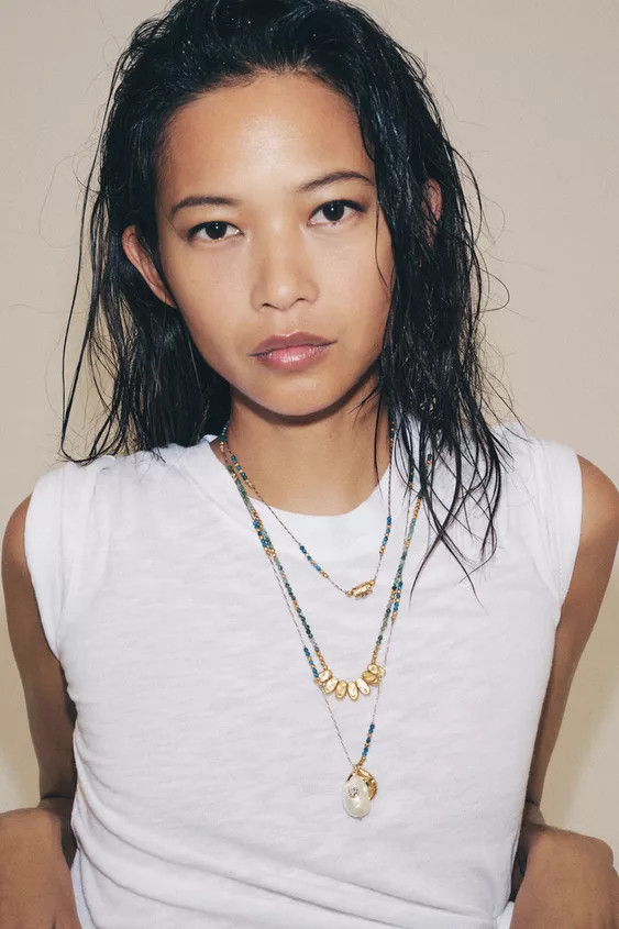 PACK OF 3 BEADED CHAIN NECKLACES | Zara US