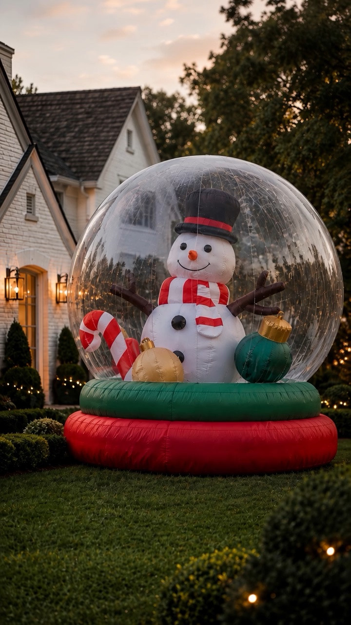 Oh my gosh this inflatable is so so so darn cute snow globe inflatable 12 to 16 feet outdoor holiday decor Christmas must

#LTKHome #LTKSaleAlert