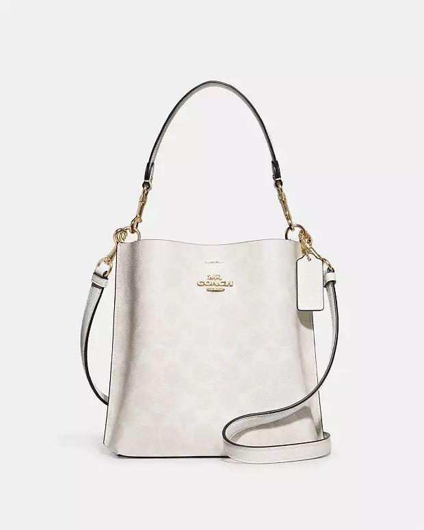 Mollie Bucket Bag 22 In Signature Canvas | Coach Outlet