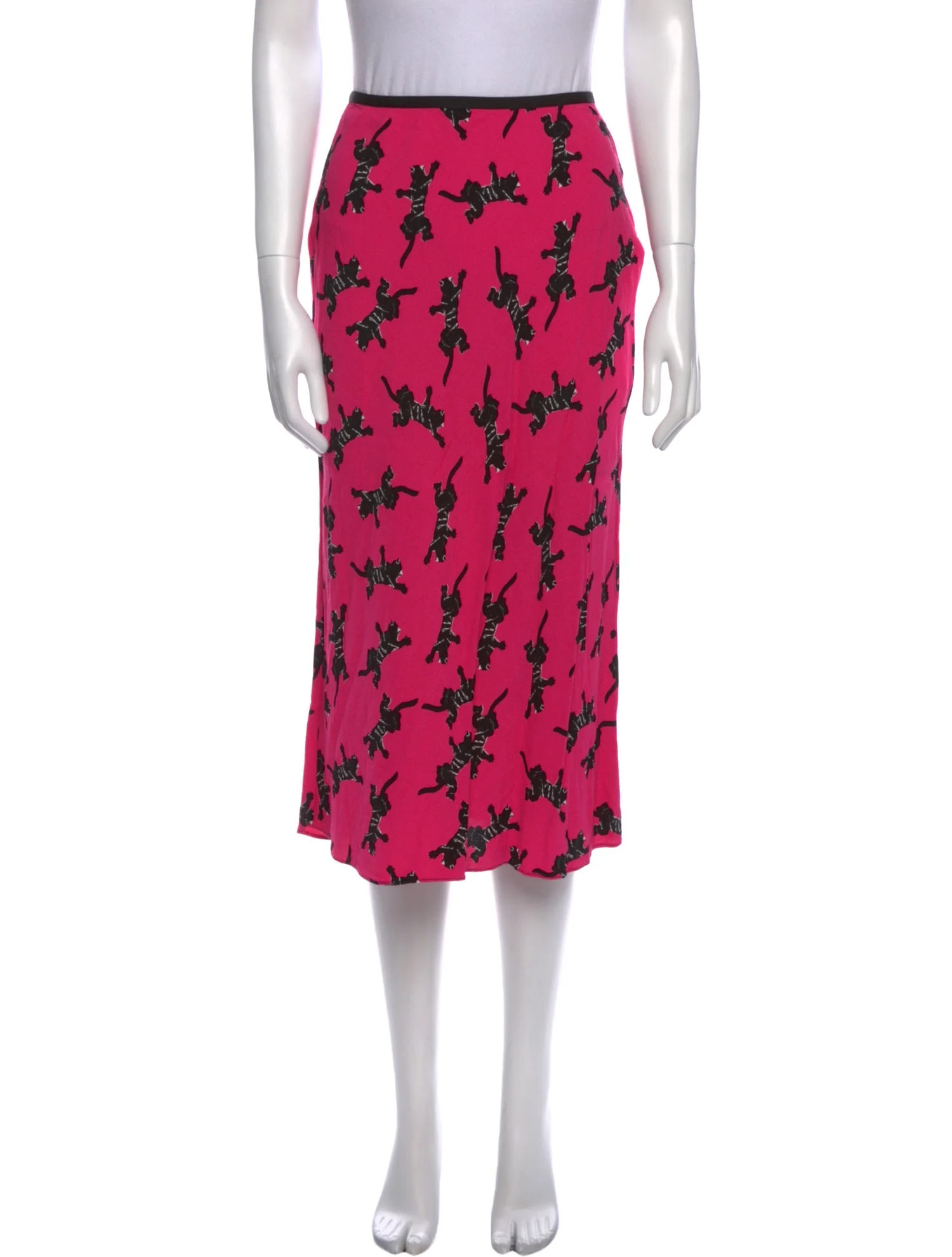 Printed Knee-Length Skirt | The RealReal