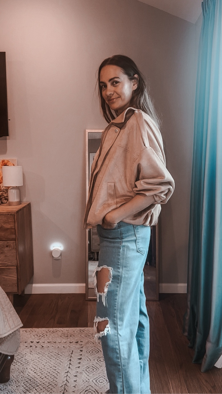 This jacket is a must have! Zara dupe, viral faux suede bomber jacket, amazonn

#LTKFindsUnder50 #LTKStyleTip