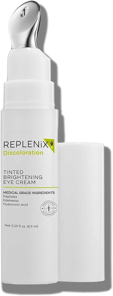 Replenix Anti-Aging Tinted Brightening Eye Cream with Medical Grade Hyaluronic Acid (8.5 ml) | Amazon (US)