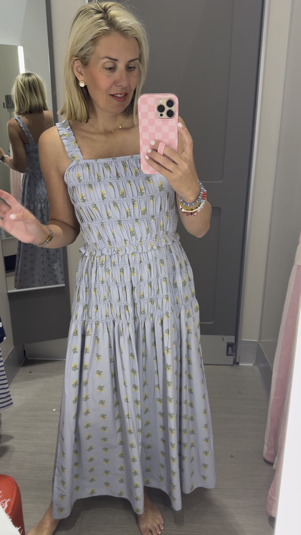 Well this one is just as good as I hoped! It’s a yes dress for sure. I’m in size small. 

 *Use my code Catherine20 at A+B
 *Use code Mixandmatchmadness at Loopy