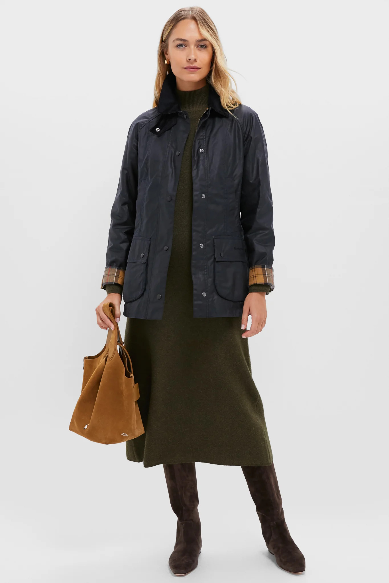 Navy Beadnell Wax Jacket | Tuckernuck (US)