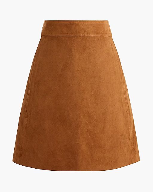 Faux-suede mini skirt | J.Crew Factory