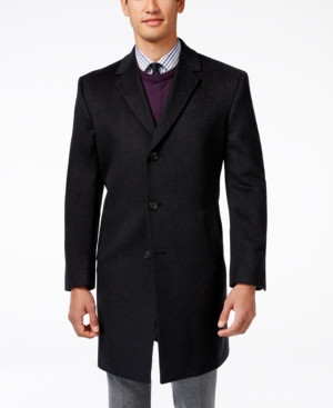 Kenneth Cole Reaction Raburn Wool-Blend Over Coat Slim-Fit | Macys (US)