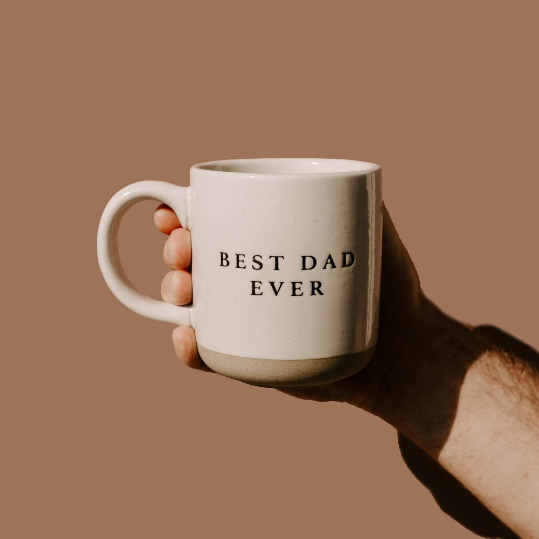 Best Dad Ever Stoneware Coffee Mug | Birthday Gift for Dad, Father's Day Gift, Novelty Coffee Mug... | Etsy (US)