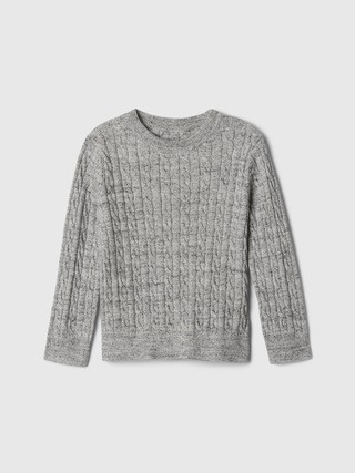 babyGap Cable-Knit Crewneck Sweater | Gap Factory