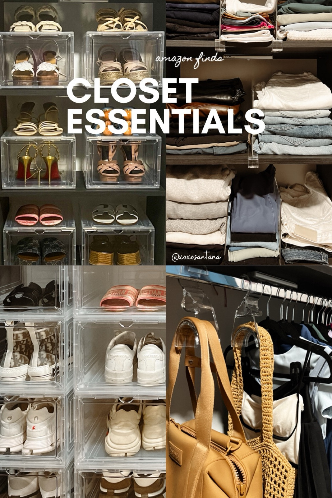 Closet organizing essentials that help me save space in my closet and stay organized 🖤

#LTKshoecrush #LTKhome #LTKfindsunder100