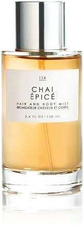 No. 114 Chai Épicé Hair and Body Mist - Sea Salt, Ginger Flower, Almond Crème - Gourmand by Tr... | Amazon (US)