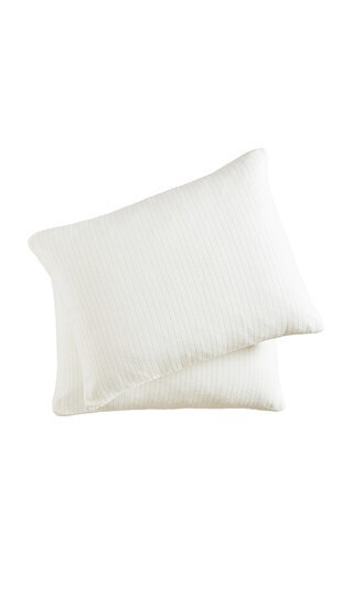 Sunday Citizen King Herringbone Snug Sham Set in Cream. | Revolve Clothing (Global)