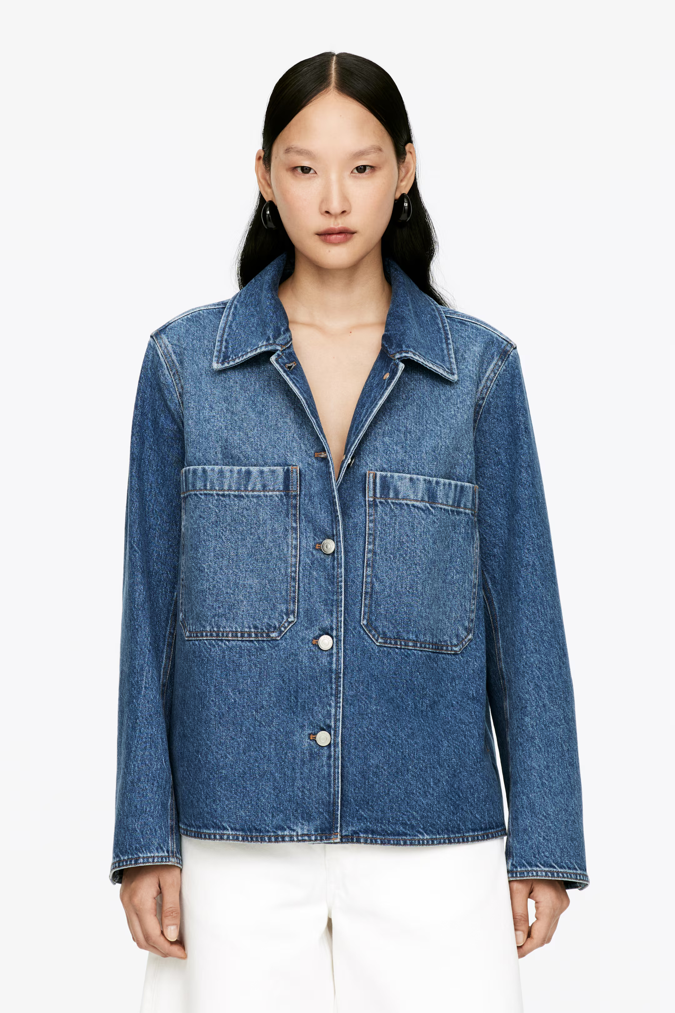 Denim Overshirt | H&M (DE, AT, CH, NL, FI)