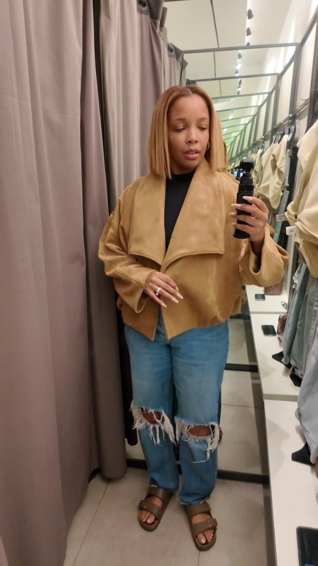 Not enough people are talking about this! Zara spring jackets are so good this year! Wearing small  

#LTKMidsize #LTKOver40 #LTKootd
