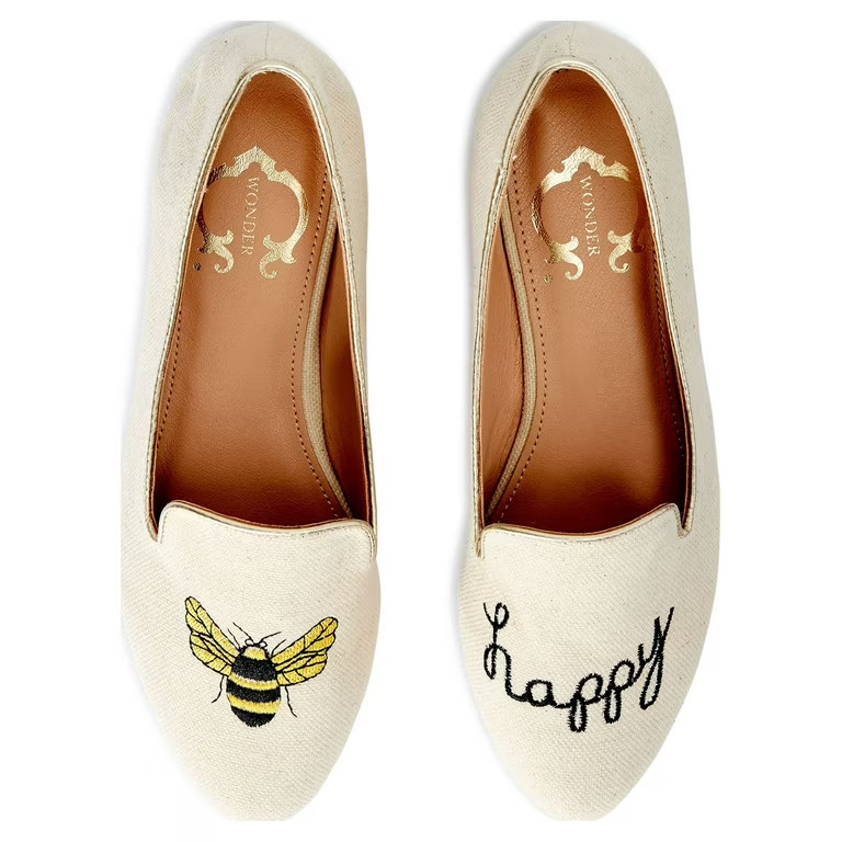 C. Wonder Women's Conversational Smoking Flat - Walmart.com | Walmart (US)