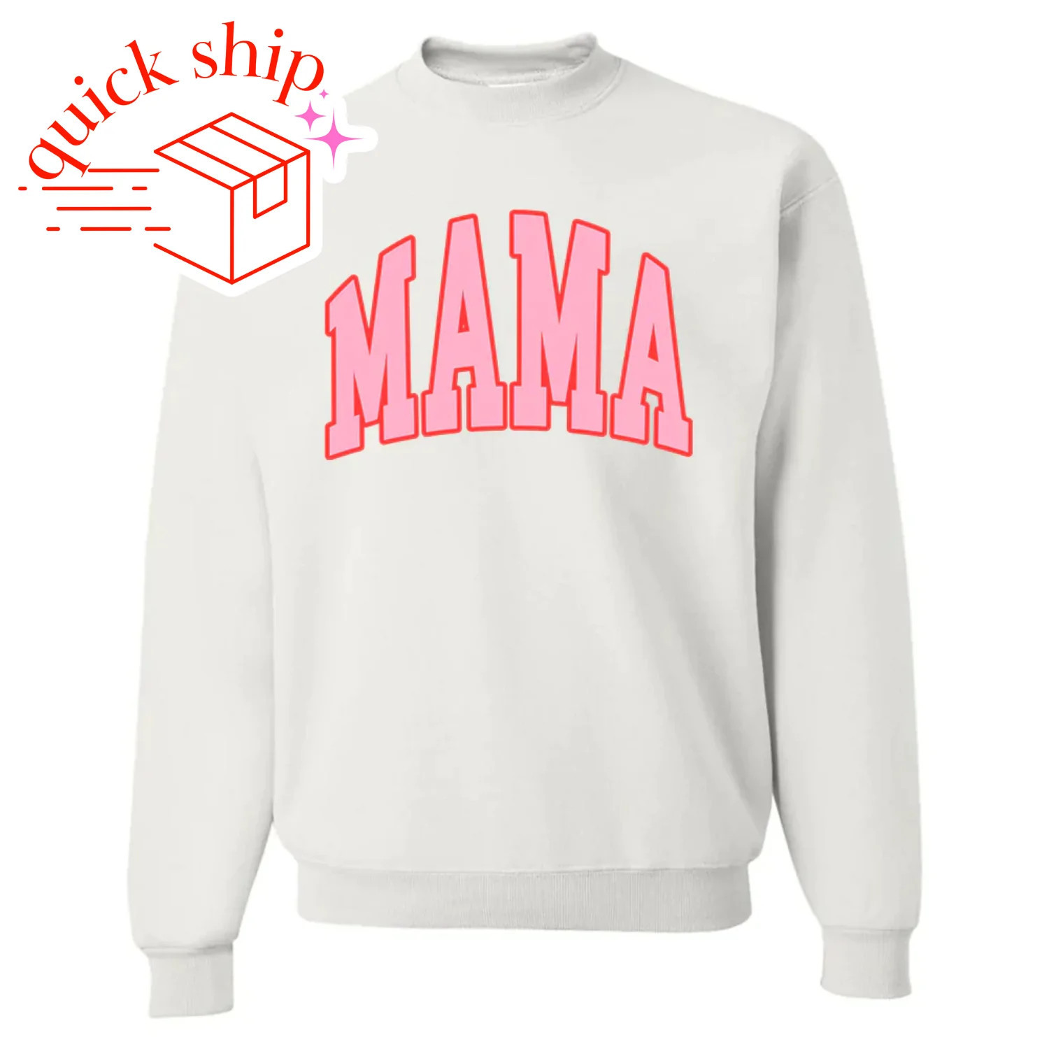 'Pink Mama' Crewneck Sweatshirt | United Monograms