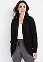 Solid Waffle Knit Cardigan | Maurices