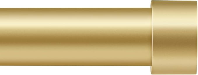 Zeerobee Curtain Rods for Windows 66 to 120, Gold Curtain Rod, Adjustable 1 Inch Heavy Duty Outdo... | Amazon (US)