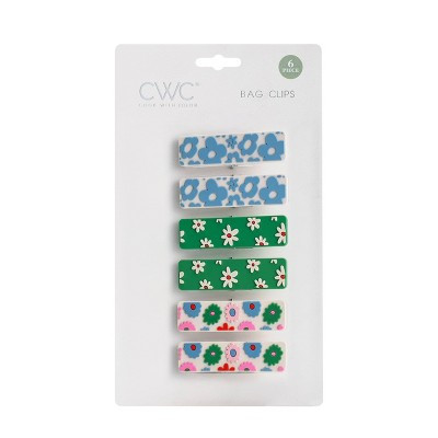 Cook With Color Bag Clips Floral | Target