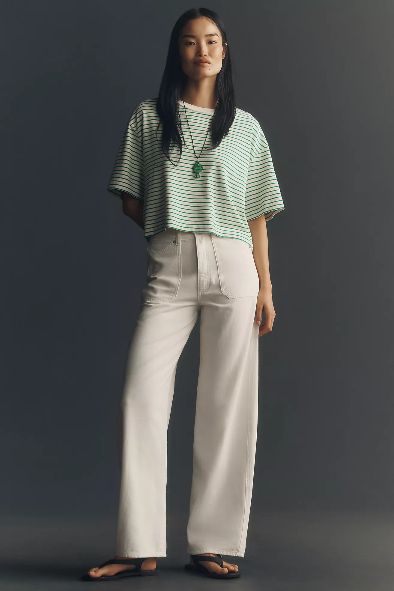DL1961 Taylor High-Rise Relaxed Barrel Jeans | Anthropologie (US)