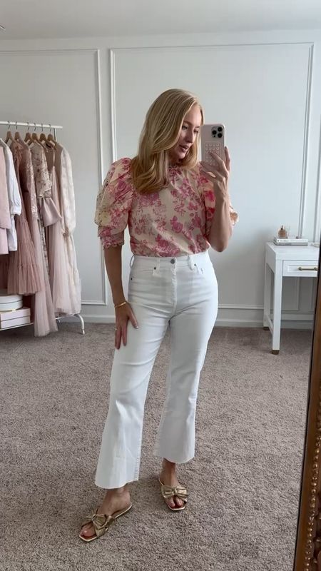 If you are looking for a look for less to the white Nordstrom Mother jeans, these are it! They fit great and are not see-through. I’m wearing size 28 but would recommend sizing down one size. I have them paired with this gorgeous top from Avara! Use my code amandaj15 for 15% off! 
Spring outfits // summer outfits // vacation outfits // white jeans // shopavara // Avara fashion 

#LTKstyletip #LTKfindsunder100 #LTKSeasonal