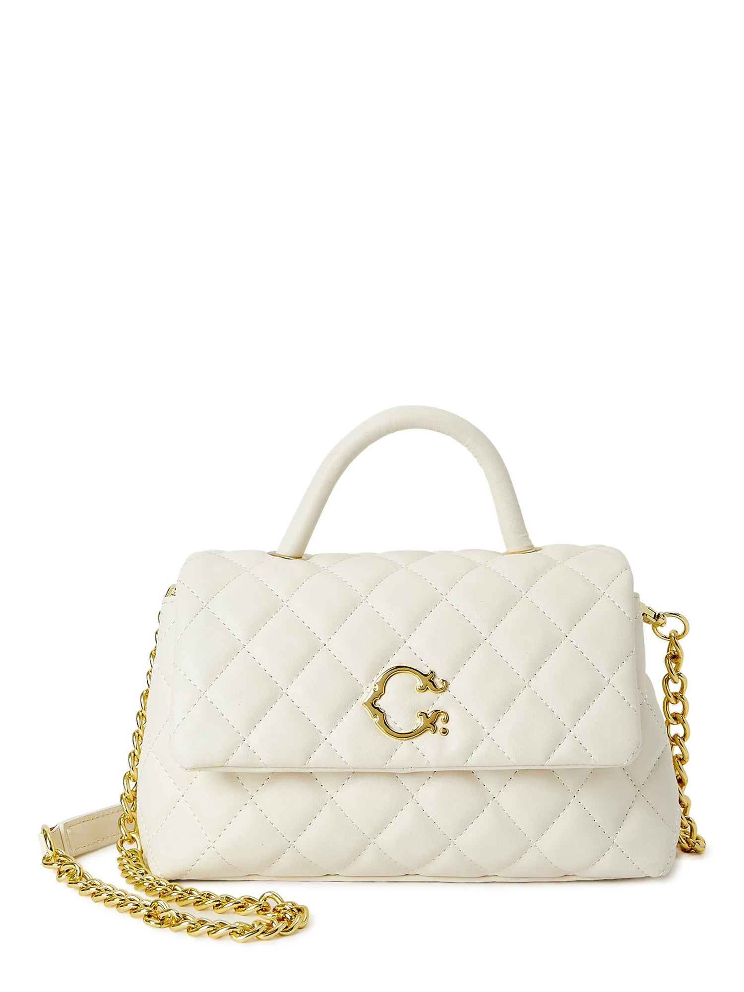 C. Wonder Women’s Adult Isla Satchel Shoulder Bag White - Walmart.com | Walmart (US)