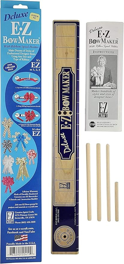 Deluxe EZ BowMaker - Bow Making Tool - Crafting Bowmaker - Professional Designer Bow Maker - DIY ... | Amazon (US)