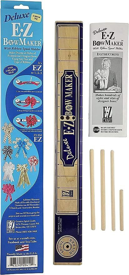 Deluxe EZ BowMaker - Bow Making Tool - Crafting Bowmaker - Professional Designer Bow Maker - DIY ... | Amazon (US)
