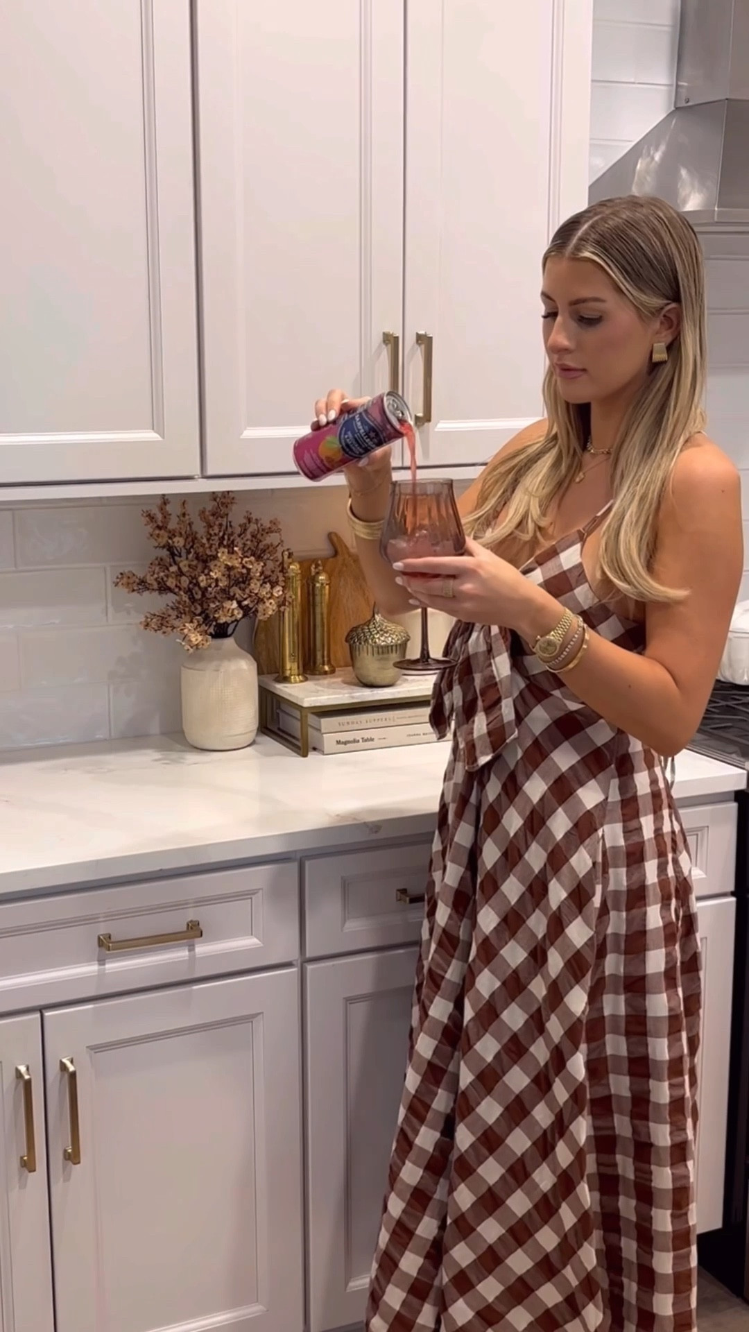 Decorate for fall with me! Wearing a medium in this gingham dress 🤎

#LTKFindsUnder50 #LTKHome #LTKStyleTip