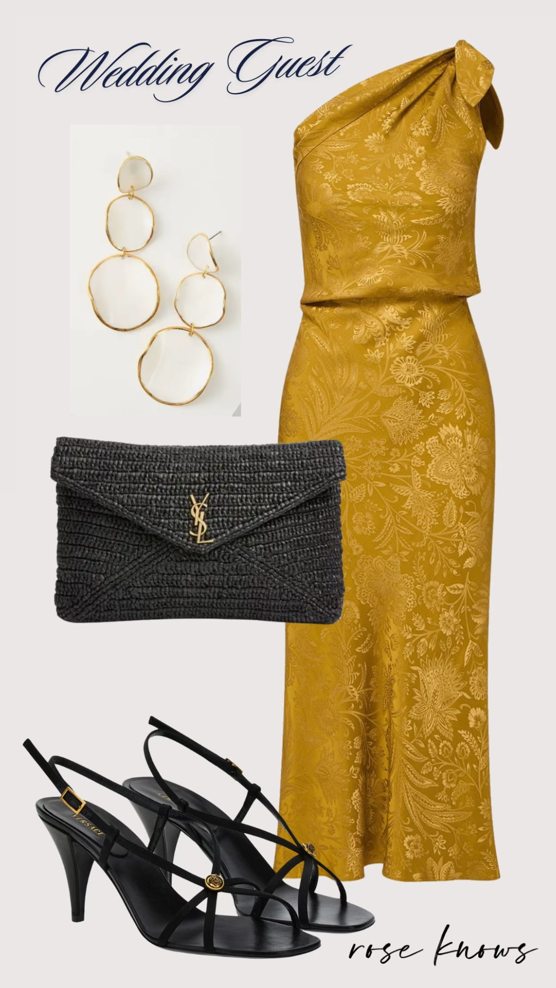 Wedding guest dress 
Love this color and the drape - its cut on the bias 