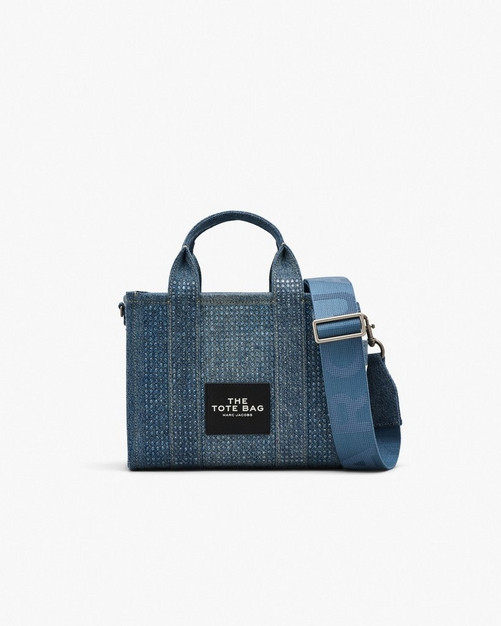 The Crystal Denim Small Tote Bag | Marc Jacobs