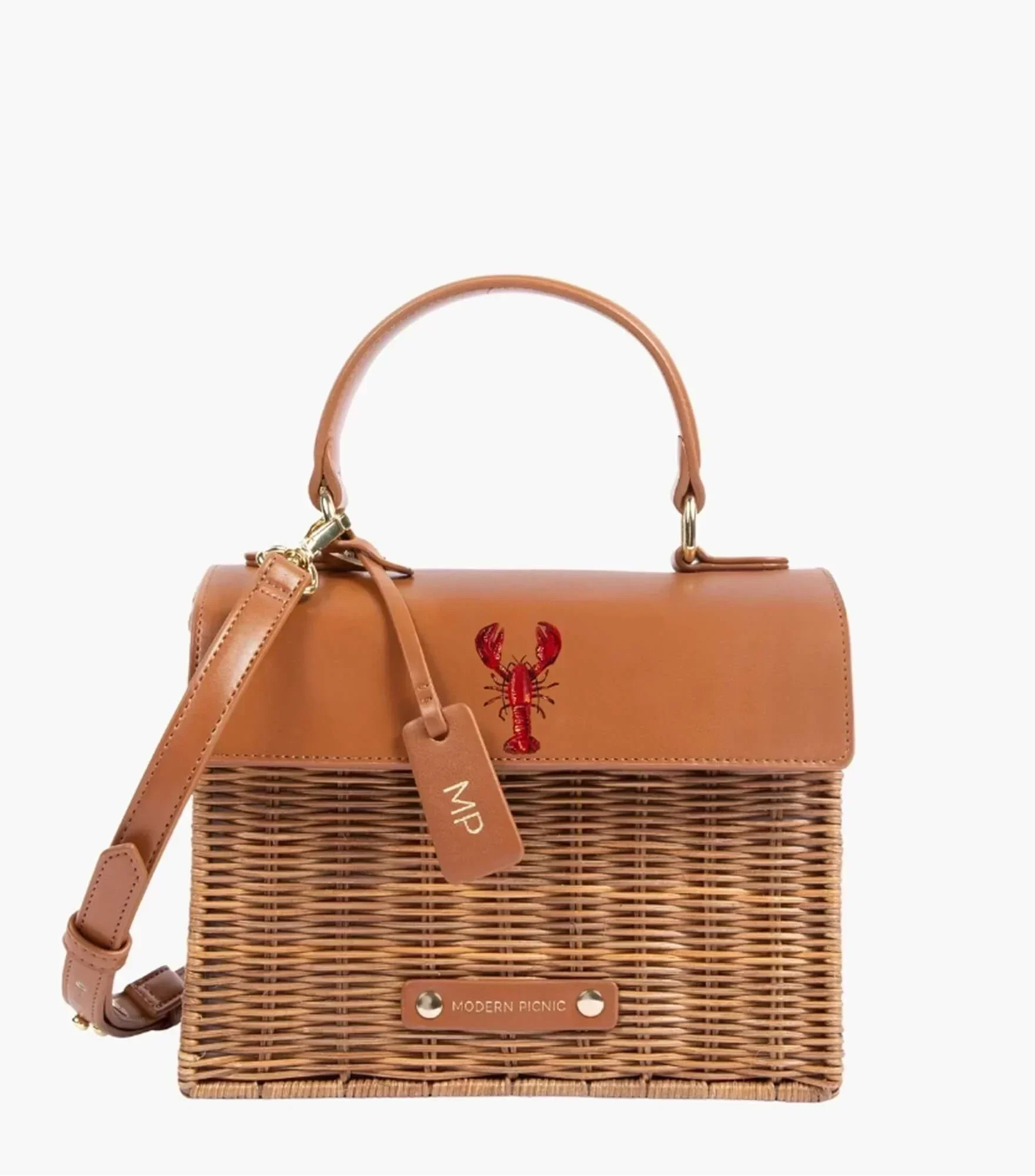 THE WICKER MINI - BROWN WICKER LOBSTER | Modern Picnic