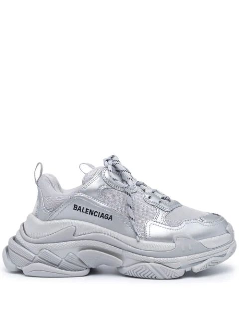 Triple S metallic sneakers | Farfetch (US)