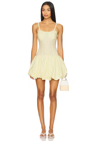 Bubble Mini Dress in Bread and Butter | Revolve Clothing (Global)