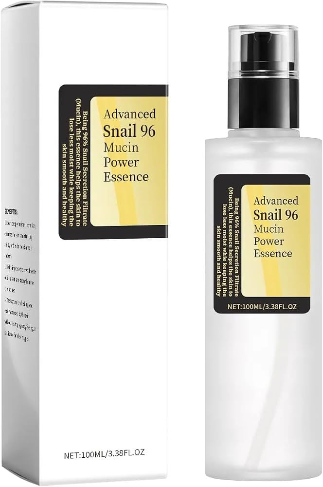Advanced Snail 96 Mucin Power Essence, 100ml Skin Repair Serum, 96% Snail Filtrate, Hyaluronic Ac... | Amazon (UK)