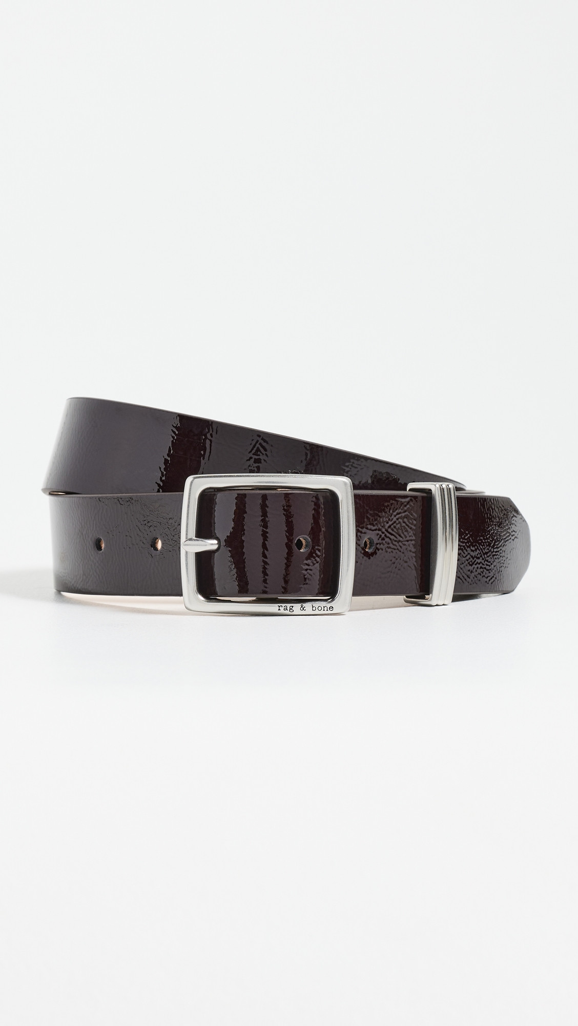 rag & bone Ex-Boyfriend Belt 2.0 Morello Patent XS | Shopbop