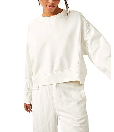 Free People FP Movement Intercept Cropped Pullover - M | Dillard's