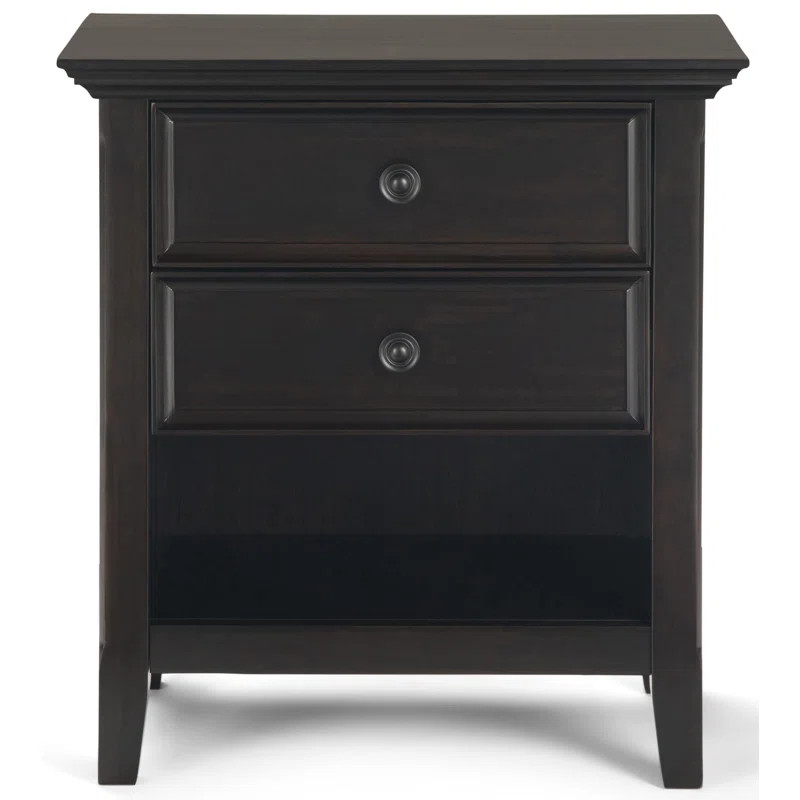 Mccoppin 2 - Drawer Solid Wood Nightstand | Wayfair North America