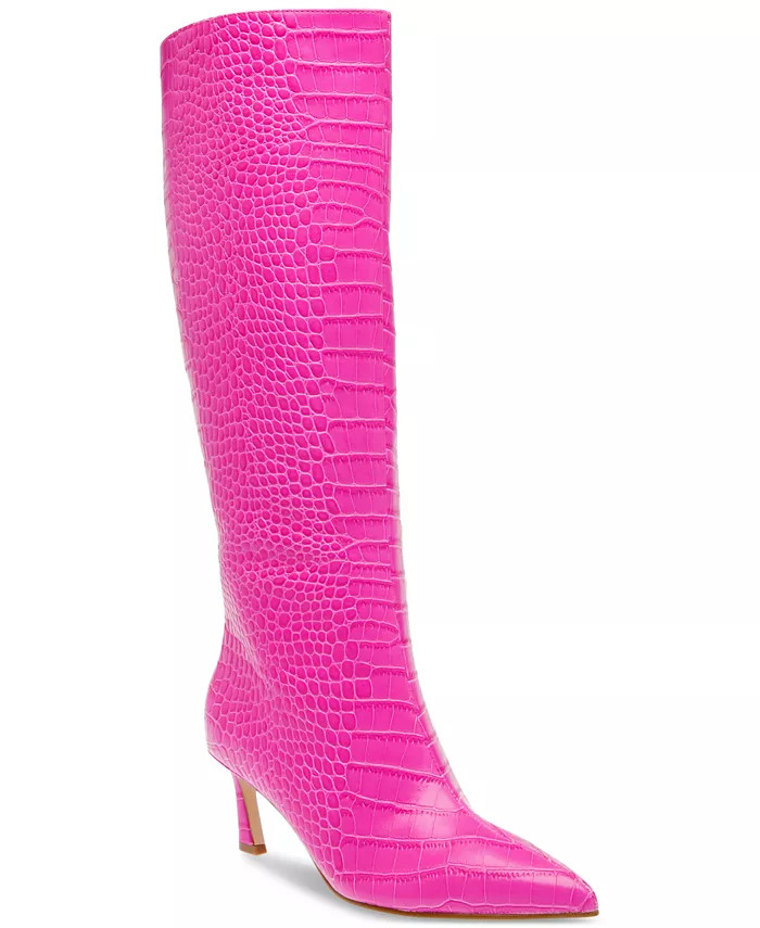 Steve Madden Women's Lavan Kitten-Heel Dress Boots - Macy's | Macy's