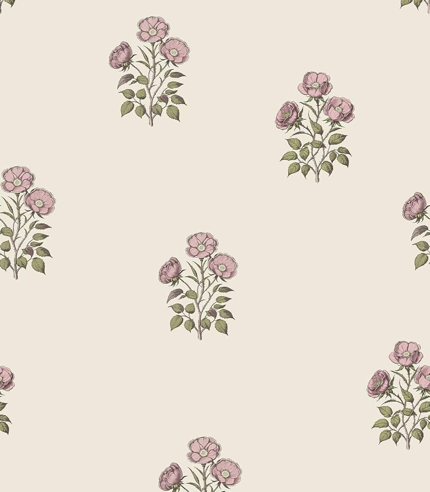 Vintage Floral Peel and Stick Wallpaper Retro Rose Flower Contact Paper for Cabinets Self Adheisv... | Amazon (US)