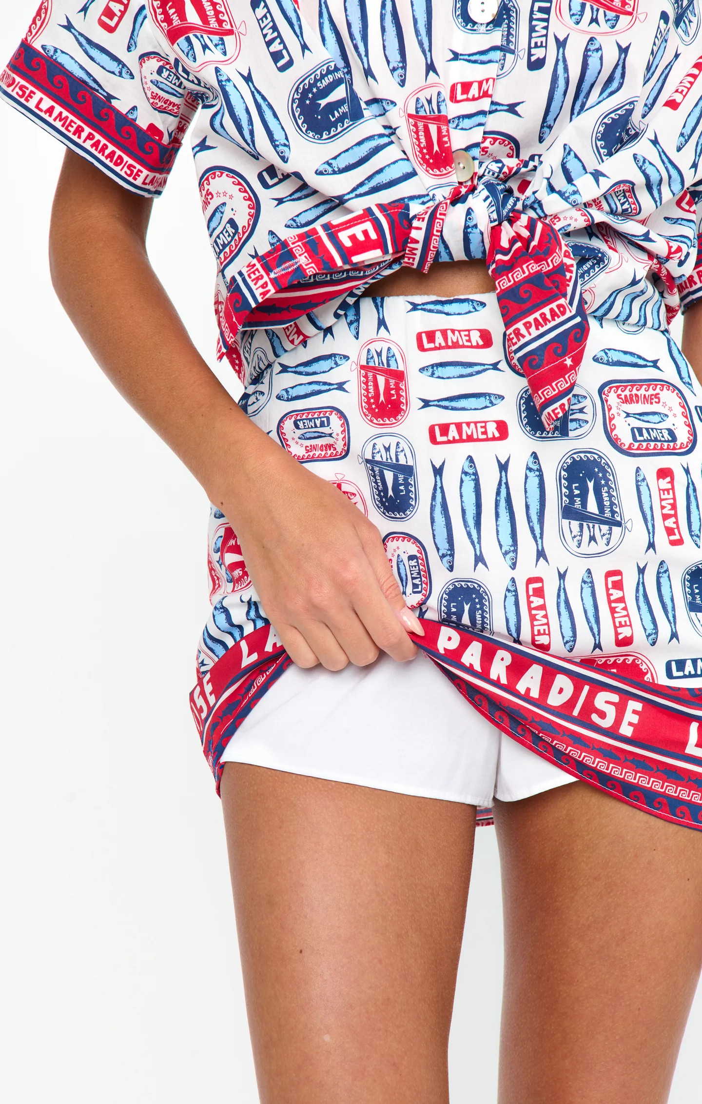 All Night Skort ~ Sardine Border | Show Me Your Mumu