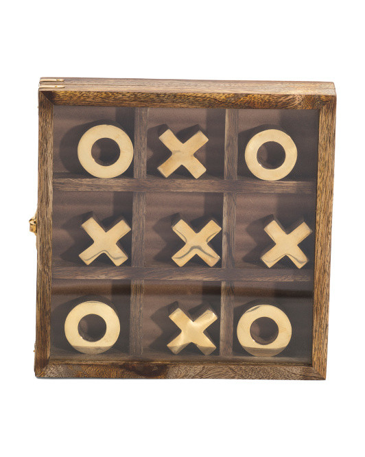 Made In India Wood Tic Tac Toe Game | Marshalls