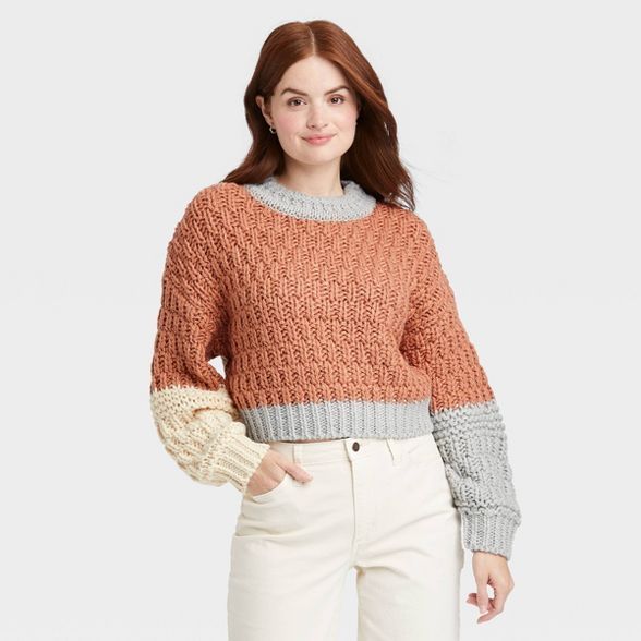 Women's Mock Turtleneck Pullover Sweater - Universal Thread™ | Target